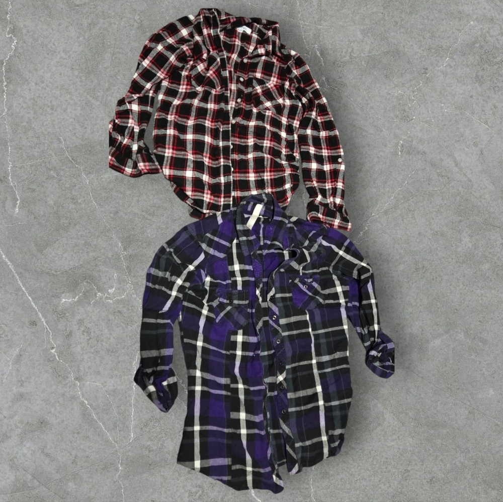 3 for $35 Button up Plaid Shirts